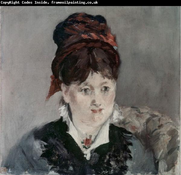 Edouard Manet Portrait d'Alice Lecouve dans un Fautheuil